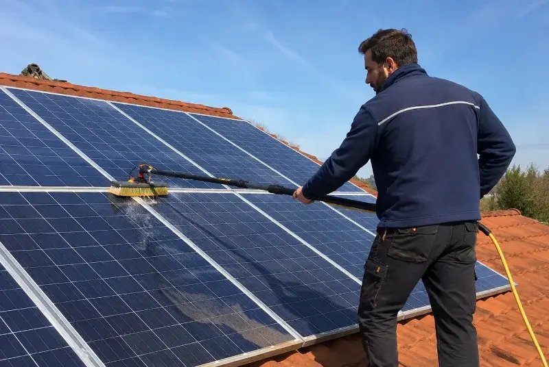 Nettoyage et entretien de panneaux solaires à Saint-Cyr-des-Gâts